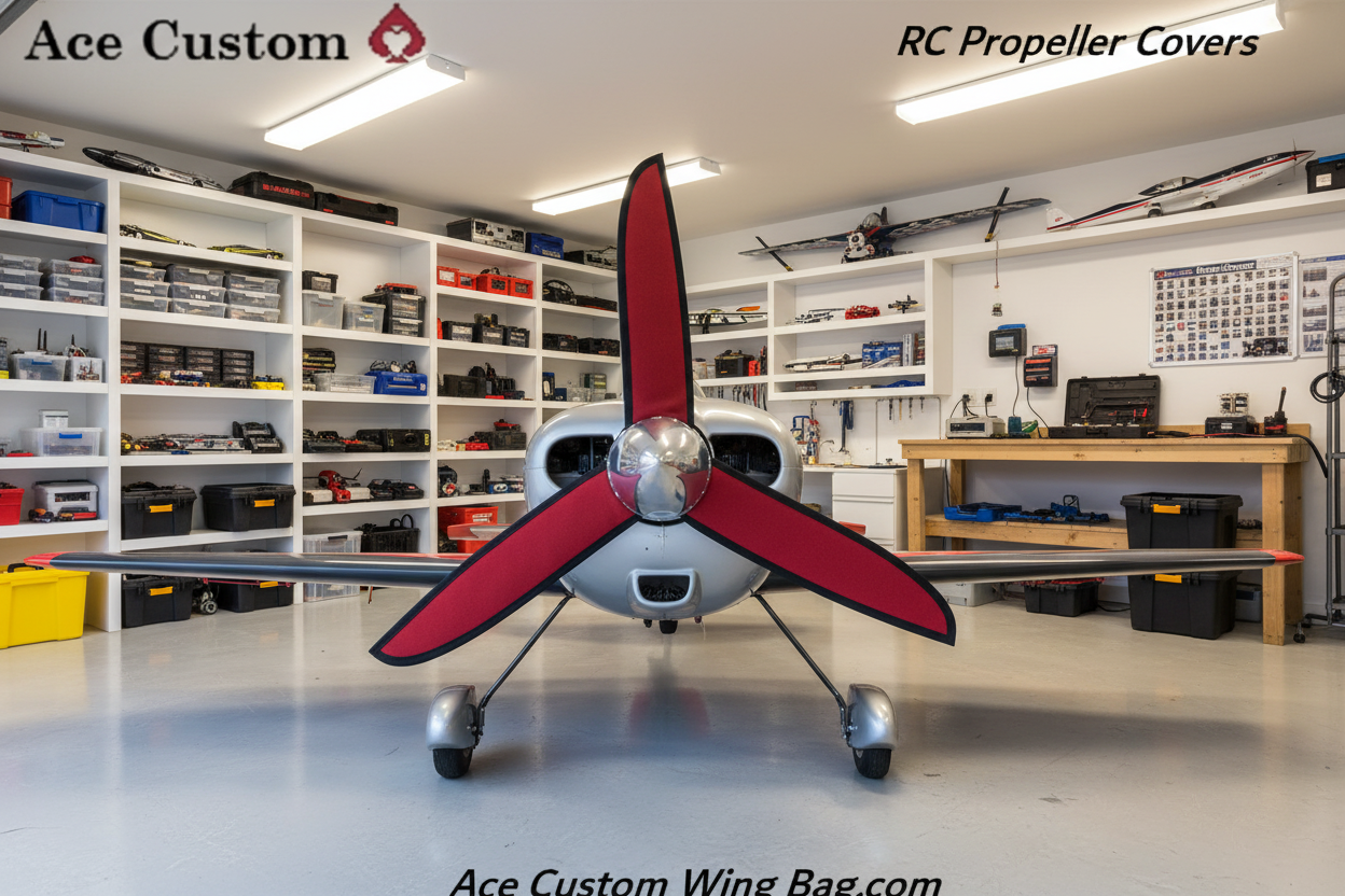RC 3 Blade RC Propeller Covers, Made in USA - Ace Custom, AceCustomWingBag.com
