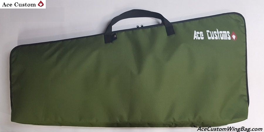 Custom War Bird Wing Bag ED Green By Ace Customs
