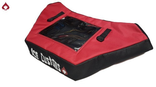 Ace Customs Extreme RC Transmitter Glove, Winter Transmitter Case, Red and Black