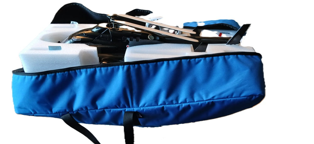 RC FB3 Helicopter Flight Bag, Ace Custom, Made in the USA, Blue