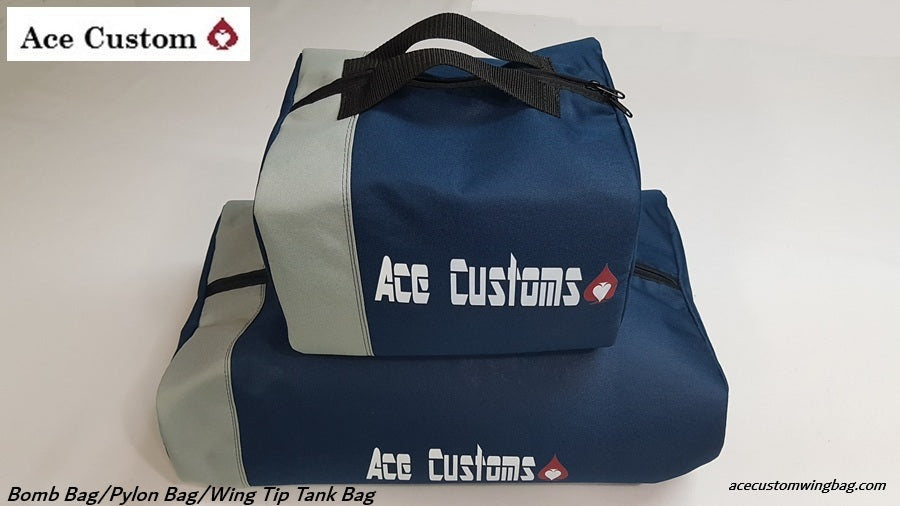 RC Aircraft Bomb bags, Ace Custom, Made in the USA, Blue
