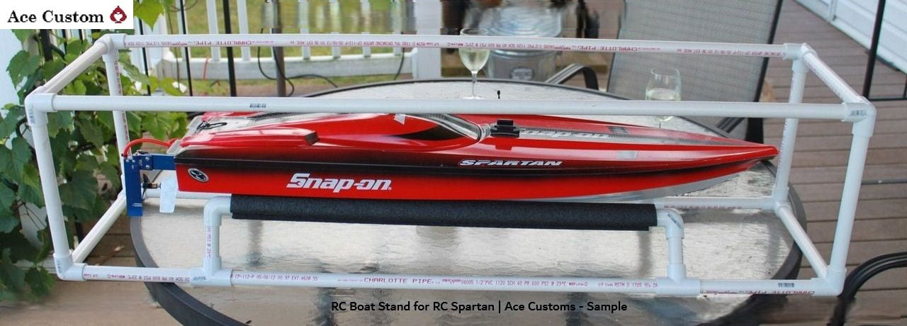 RC Spartan Boat Stand Ace Customs
