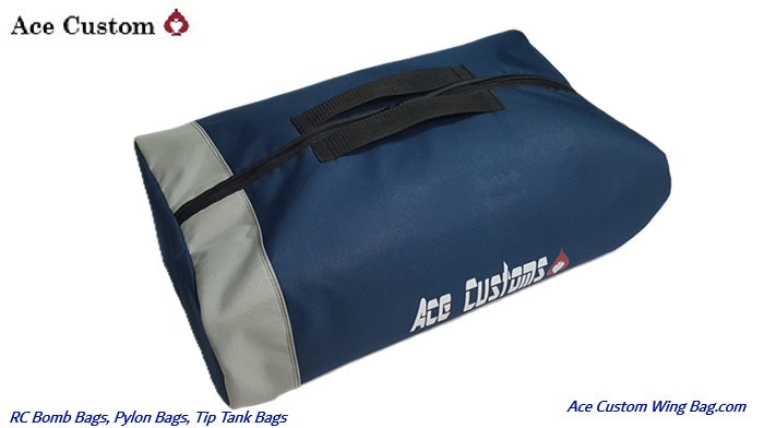 RC Tip Tank Bag, RC Bomb Bag RC Tip Tank Bag, Ace Customs, Made in the USA, Blue