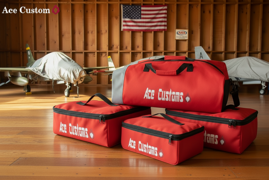 RC Bomb Bags, Pylon Bags Wing Tip Tank Bags, Red, Made in USA -  Ace Customs
