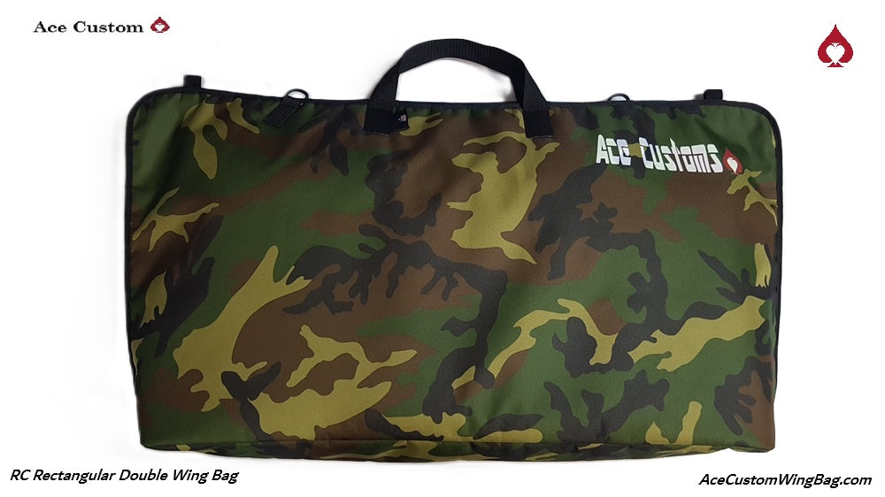 RC Double Rectangular Wing Bag, Camo, Ace Customs, AceCustomWingBag.com