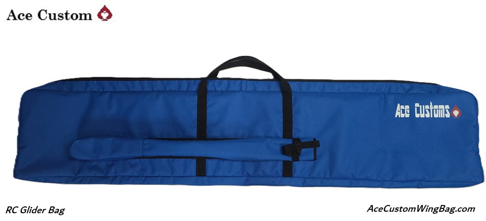 RC Custom Glider Bags and Sailplane bags and Model bags, Royal Blue, Made in USA - Ace Customs, AceCustomWingBag.com