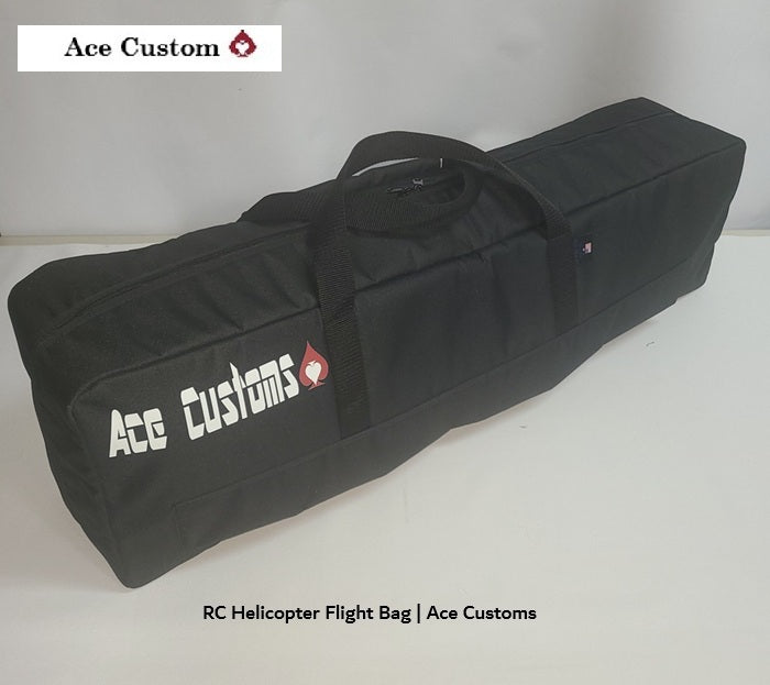 RC Helicopter Flight Bag Black Ace Customs