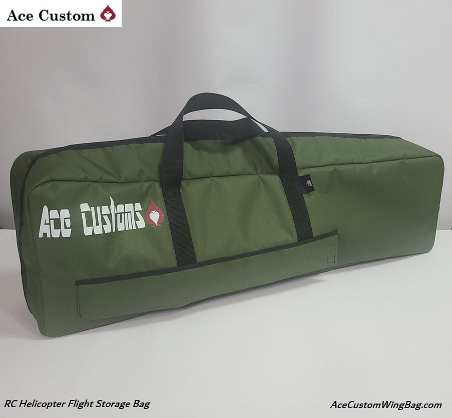 RC Helicopter Storage Bag, Ace Customs, Made in the USA, Green