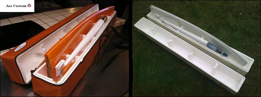 RC Hobie Hawk Glider in Hobie Hawk Glider Bag Ace Customs