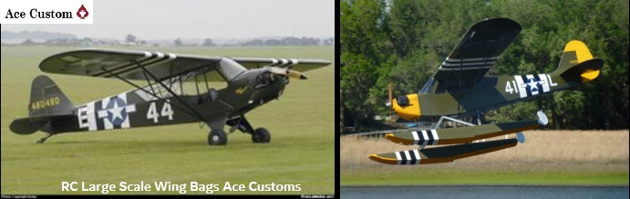 RC Large Scale Wing Bag wing carrier in green by Ace Customs