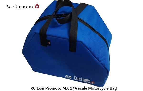 RC Losi Promoto MX Motorcycle Bags Blue Ace Custom