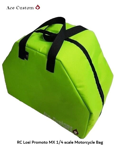RC Losi Promoto MX Motorcycle Bags Green Ace Custom