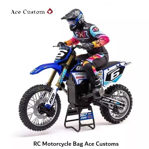 RC Motorcycle Bag Blue Ace Customs