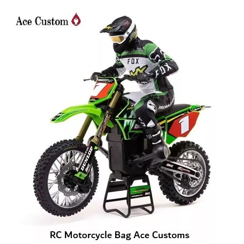 RC Motorcycle Bag Green Ace Customs