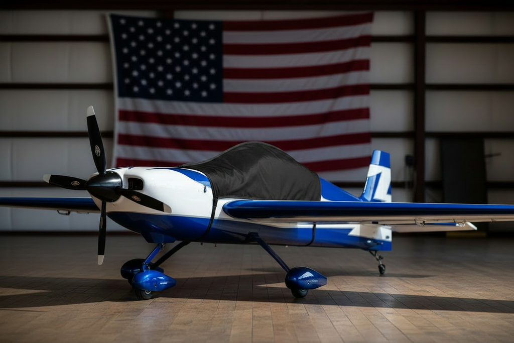 RC Plane Canopy Cover, Black, Ace Customs, Made in USA
