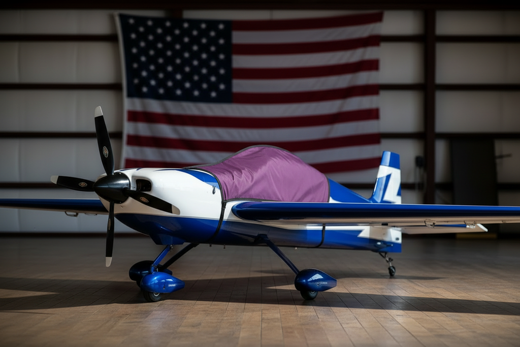 RC Plane Canopy Cover, Purple, Ace Customs, Made in USA