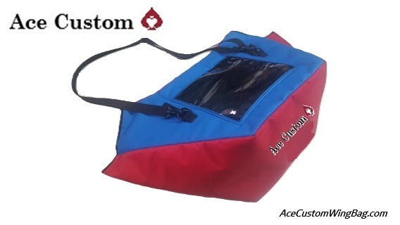 RC Transmitter Glove, Blue and REd, Made in USA - Ace Customs, AceustomWingBag.com