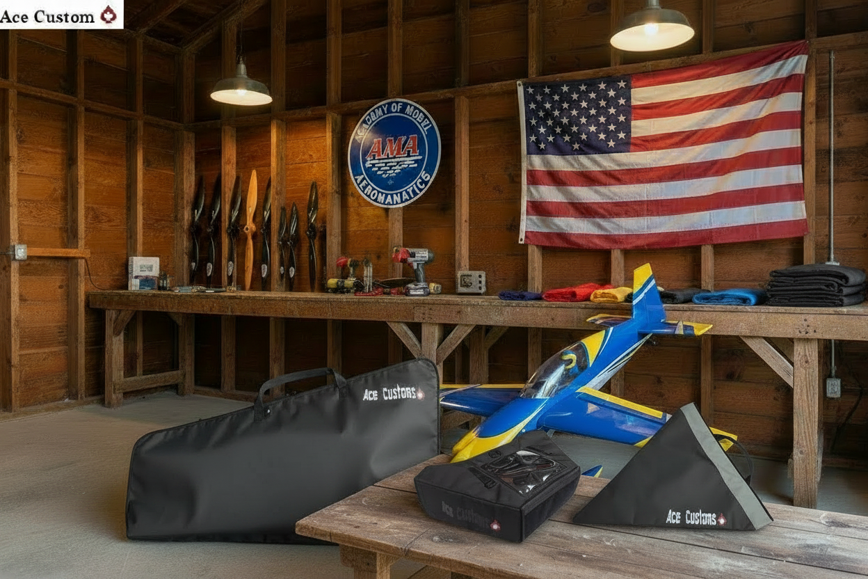 RC Wing Bag Wing Carrier, Black, Ace Customs, Made in USA