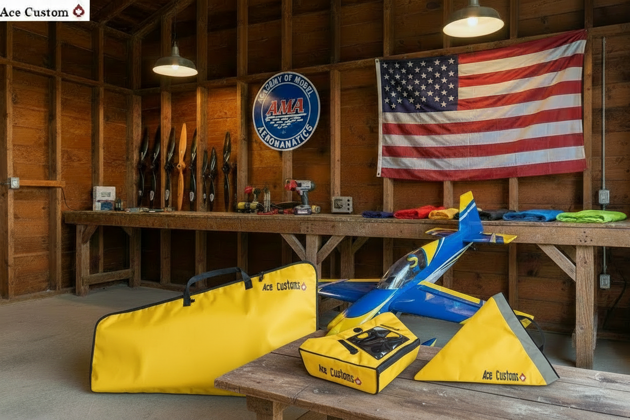 RC Double Wing Bag, Yellow, Ace Customs, Made in USA