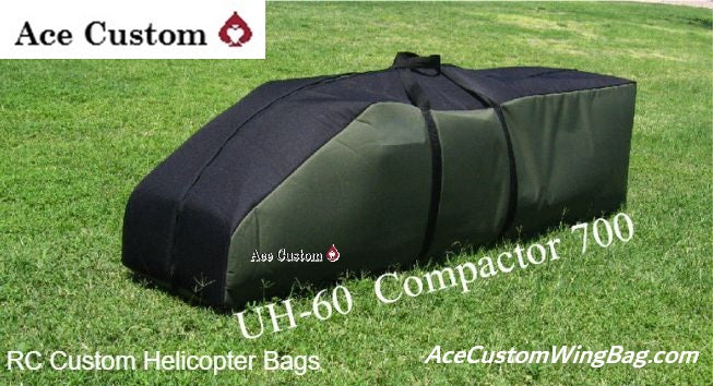 UH60 RC Helicopter Storage Bag, Ace Customs, Made in the USA