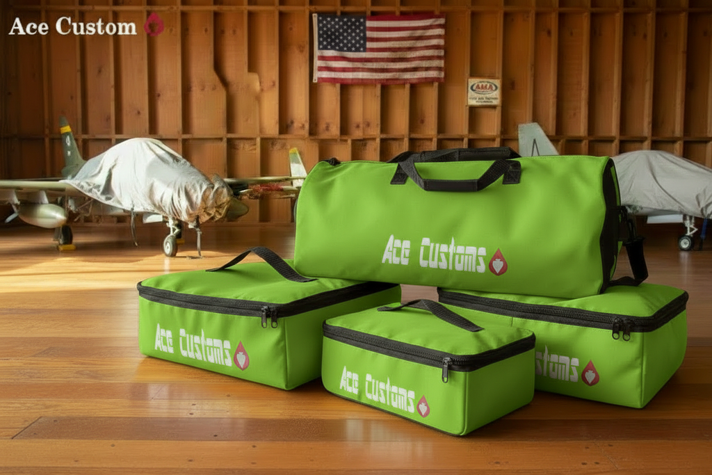 Ace Customs Bags - Neon Green