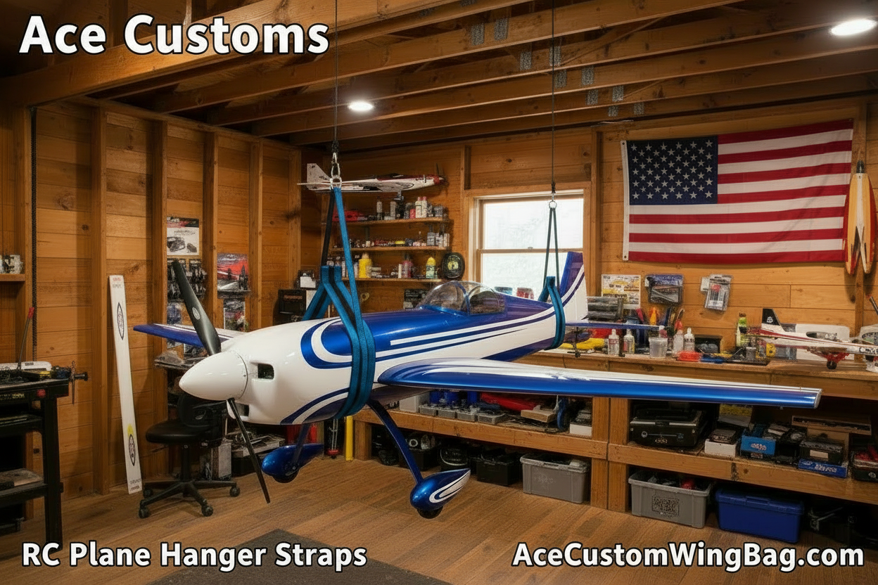 Ace Customs RC Hanger Straps - Blue