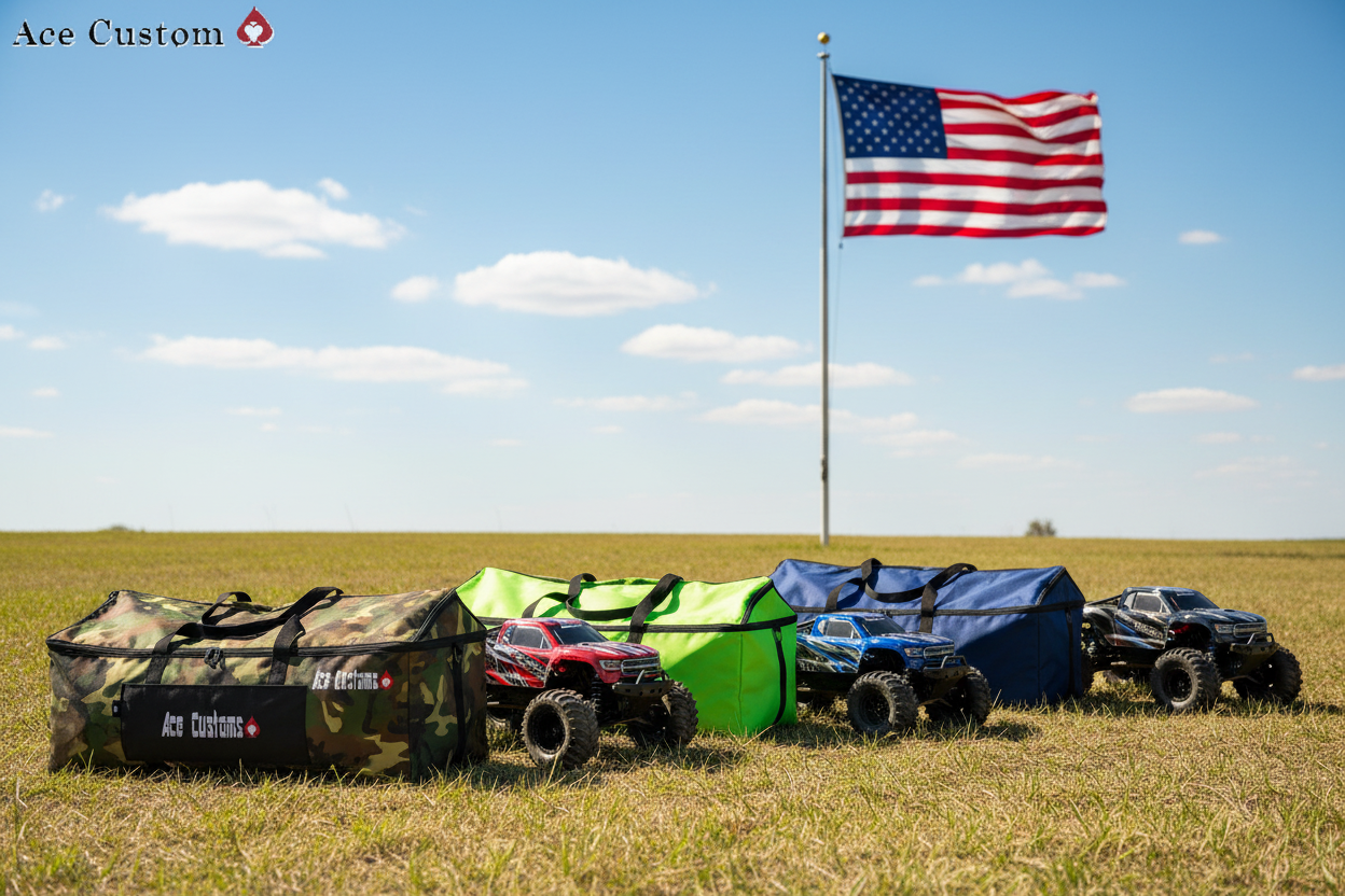 RC Truck Bag, Car Bag, Hauler, Made in USA - Ace Custom, AceCustomWingBag.com