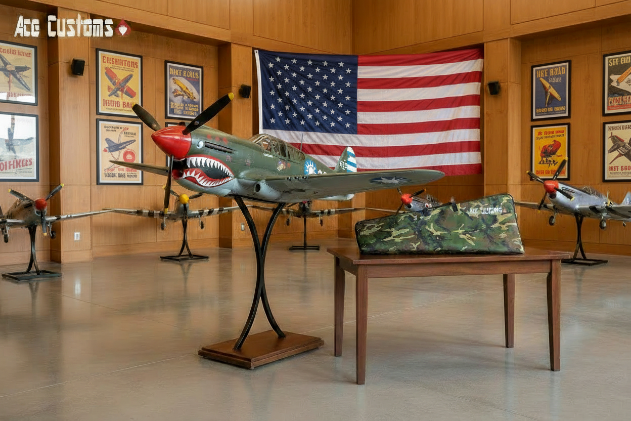 RC Warbird Wing Bag, Camo, Made in USA - Ace Customs, AceCustomWingBag.com