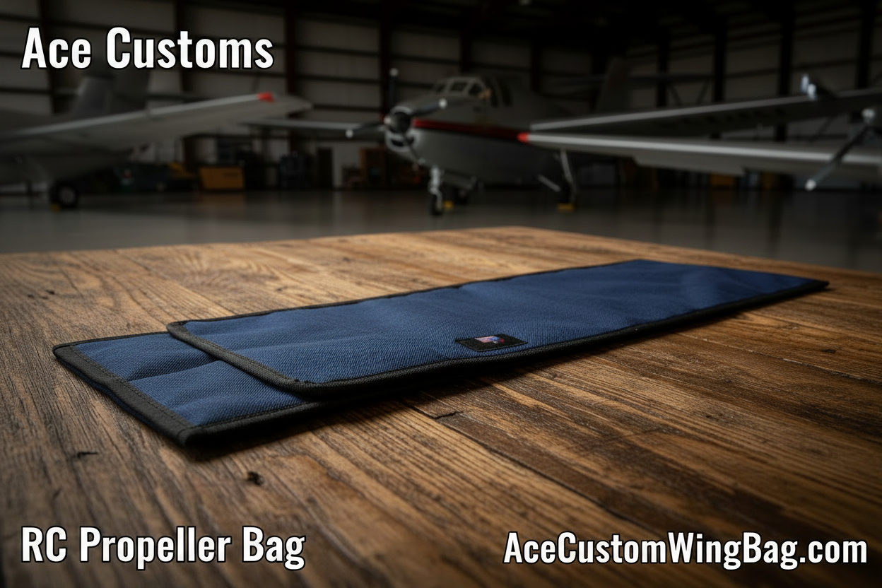 RC Propeller Bag Navy Blue, Made in USA - Ace Customs