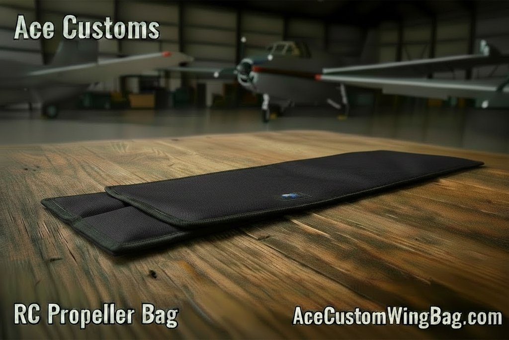 RC Propeller Bag Black, Made in USA, Ace Customs