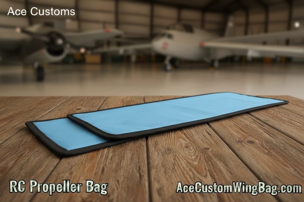 RC Propeller Bag, Light Blue, Made in USA, Ace Customs