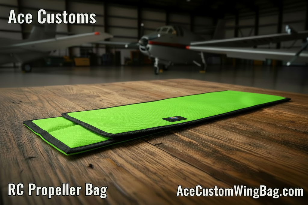 RC Propeller Bag Neon Green, Made in USA - Ace Customs