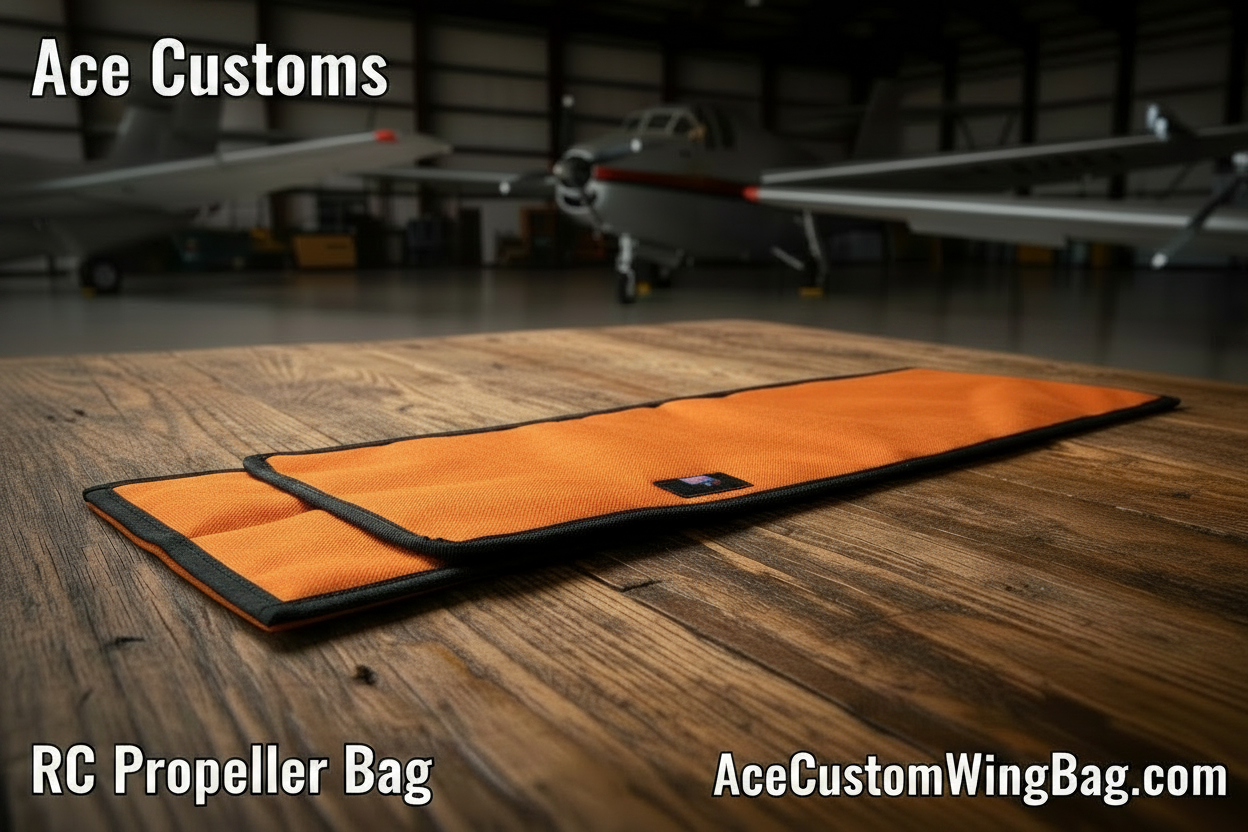 RC Propeller Bag Orange, Made in USA - Ace Customs