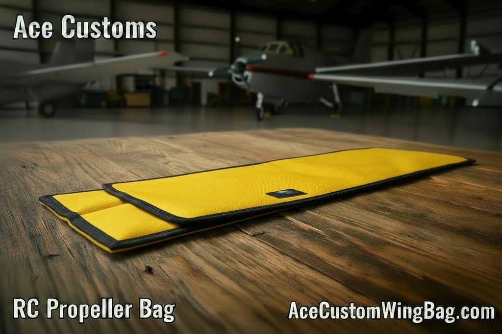 RC Propeller Bag Yellow, Made in USA - Ace Customs