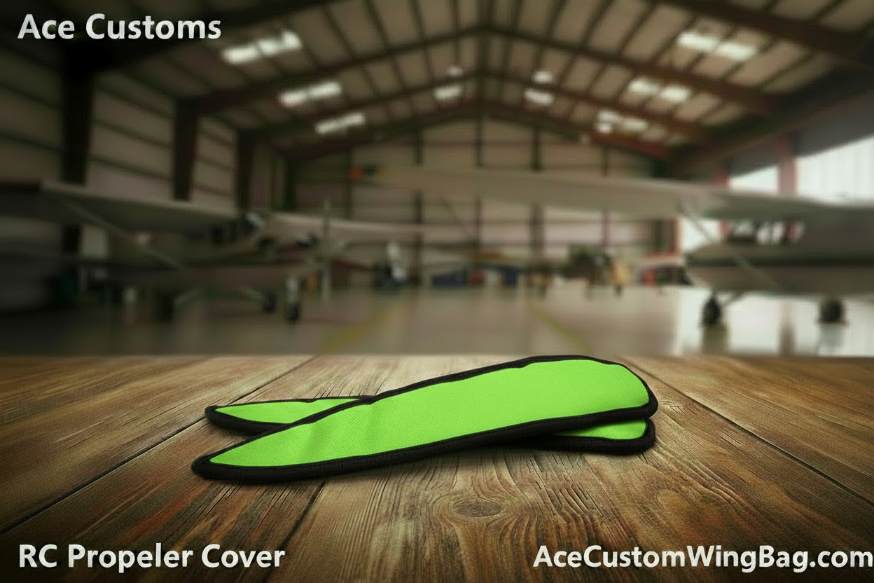 RC Propeller Cover prop cover, Neon Green, Made in USA - Ace Customs