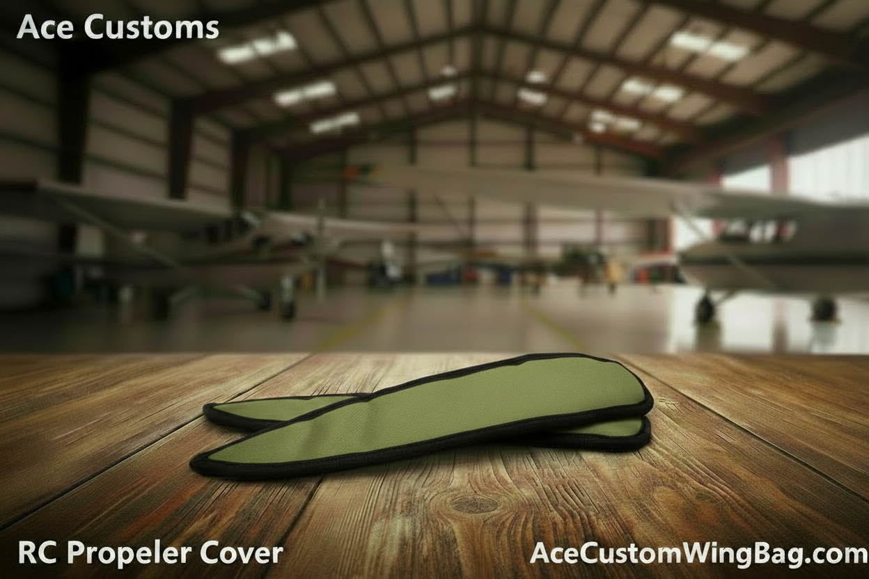 RC Propeller Cover prop cover, Olive Green, Made in USA - Ace Customs