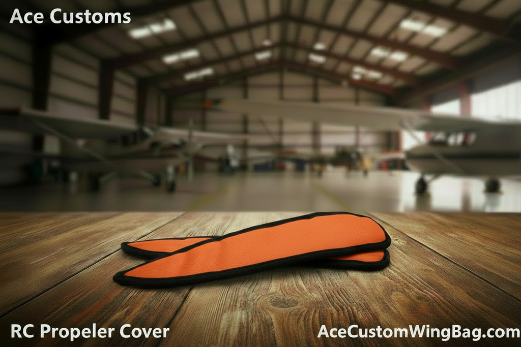 RC Propeller Cover prop cover, Orange, Made in USA - Ace Customs