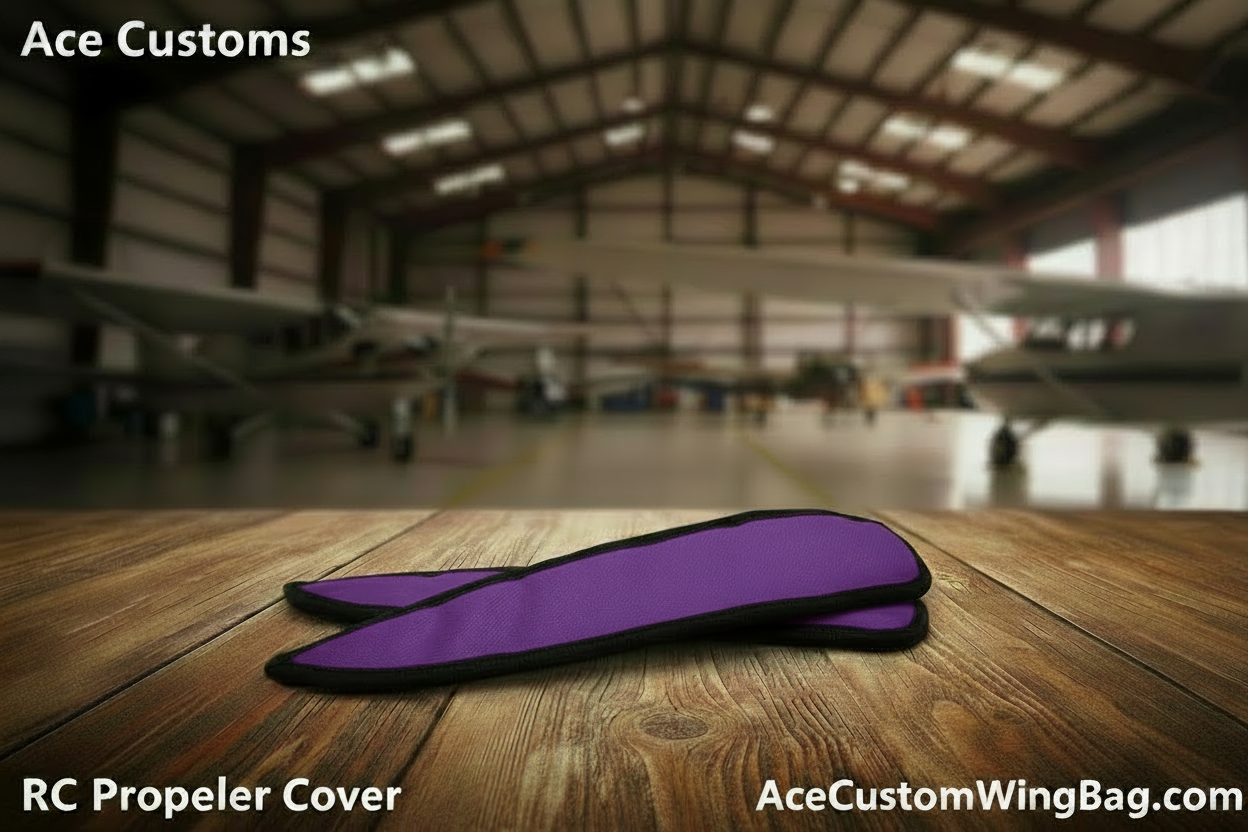 RC Propeller Cover prop cover, Purple, Made in USA - Ace Customs
