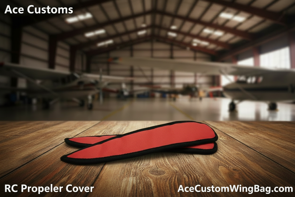 RC Propeller Cover prop cover, Red, Made in USA - Ace Customs