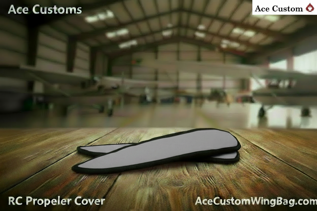 RC Propeller Cover, prop cover, Silver Gray - Ace Customs