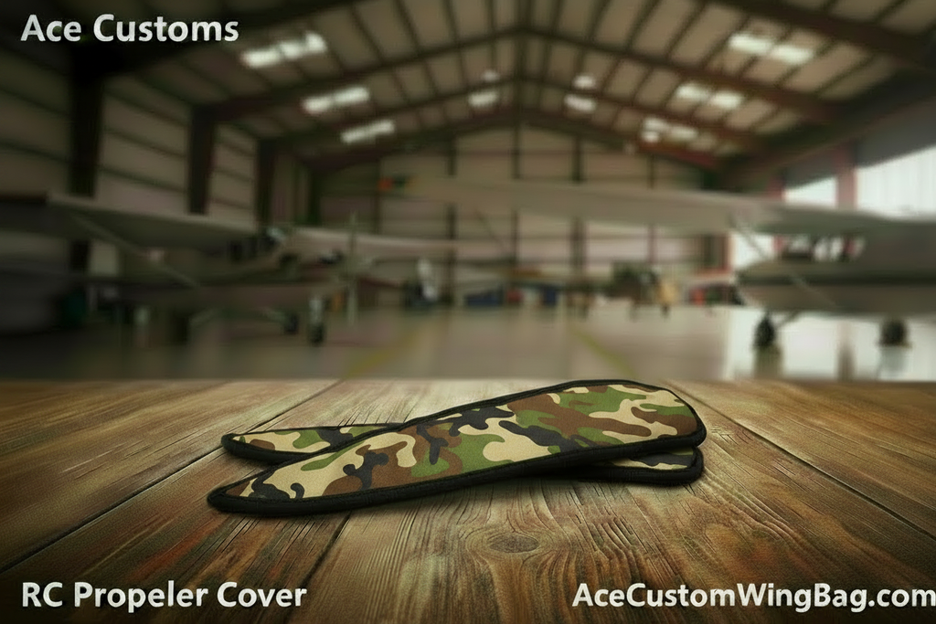 RC Propeller Cover Woodland Camo, Made in USA - Ace Customs