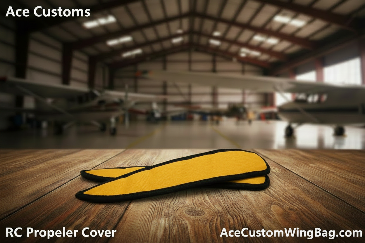 RC Propeller Cover prop cover, Yellow, Made in USA - Ace Customs